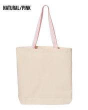 Load image into Gallery viewer, 11L Canvas Tote with Contrast-Color Handles

