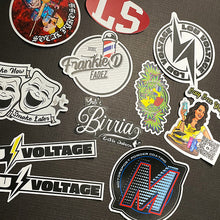 Load image into Gallery viewer, Gloss Laminate Custom Shape Die Cut Stickers
